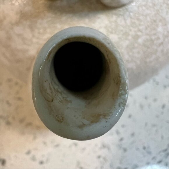 Vintage 80s Japanese OMC Otagiri Ceramic Teapot 2 Teacups Set w Rattan Handle - Picture 3 of 9